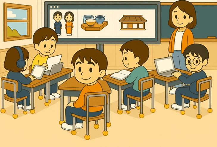 環境整備のイラスト